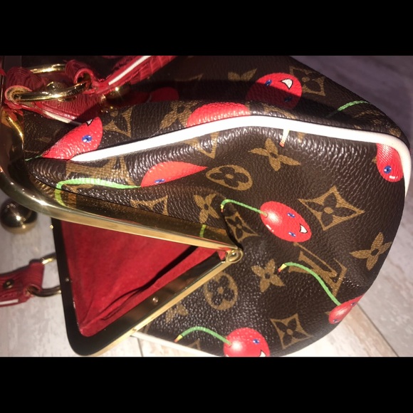 Pre-owned Louis Vuitton cerises lizar bag - Picture 2 of 10